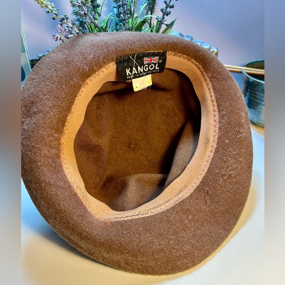 VNTG Kangol Brown Wool Hat - Picture 3 of 12